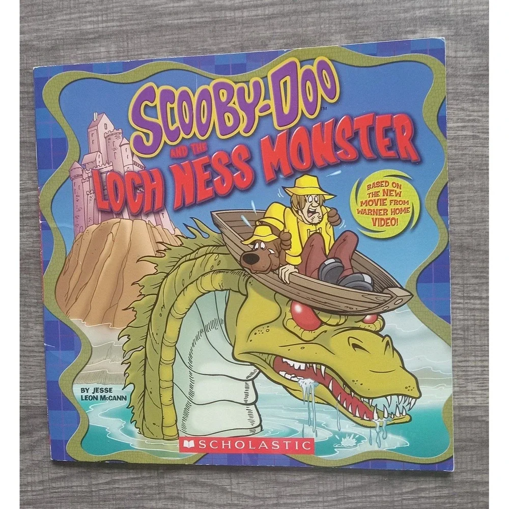 Scooby-doo And The Loch Ness‎ Monster- paperback, Jesse Leon McCann,